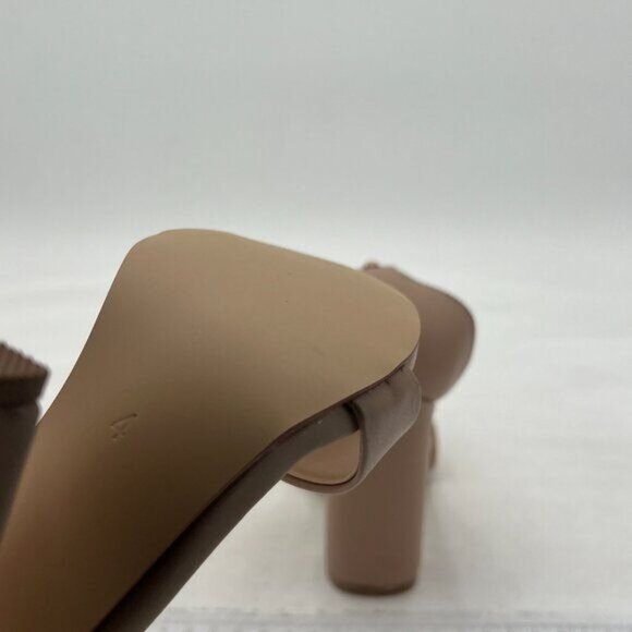 FSJ Women Classic Chunky High Heel Sandals Open Toe Ankle Strap Single Band - Picture 6 of 8